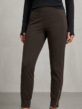 Lululemon Wunder Under Zipper Black Leggings with Zipper Bottoms